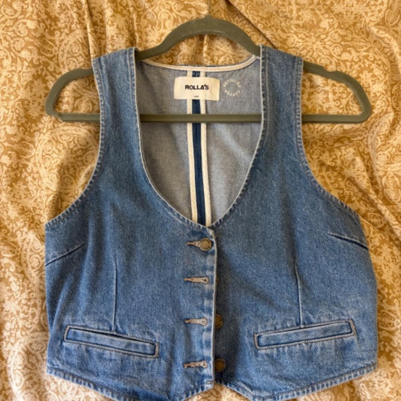 Rollas Denim Vest - Picture 4 of 4